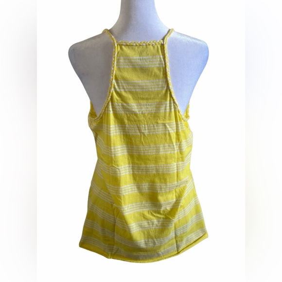 Old Navy Yellow Striped Tank Top - Picture 3 of 4